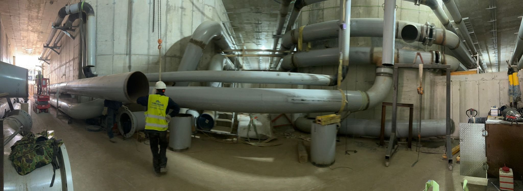 פרוייקט בקמפוס צנרת מים 24 30